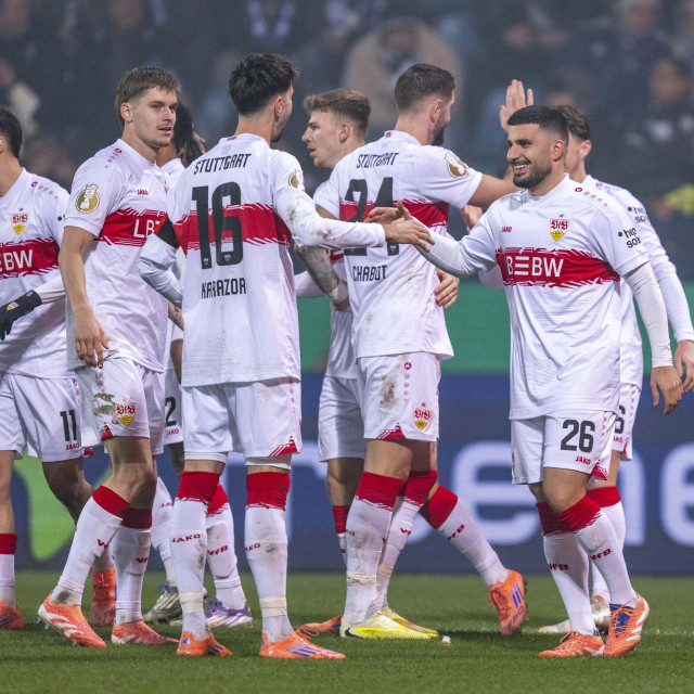 Slavlje nogometaša Stuttgarta