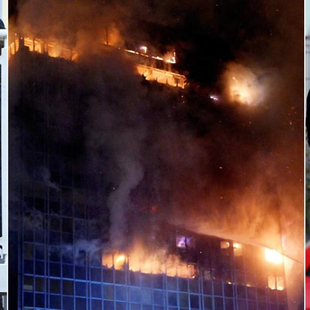 Požar u Vjesniku; privođenje osumnjičenih