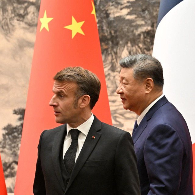 Macron i Xi Jinping