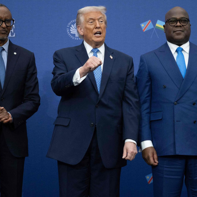 Paul Kagame, Donald Trump i Felix Tshisekedi