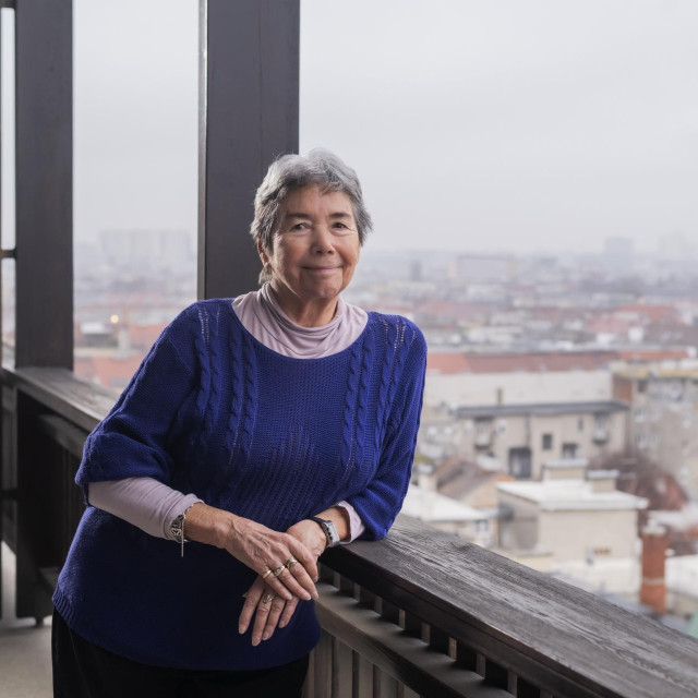 Na svom balkonu u Drvenom neboderu, Drage Iblera