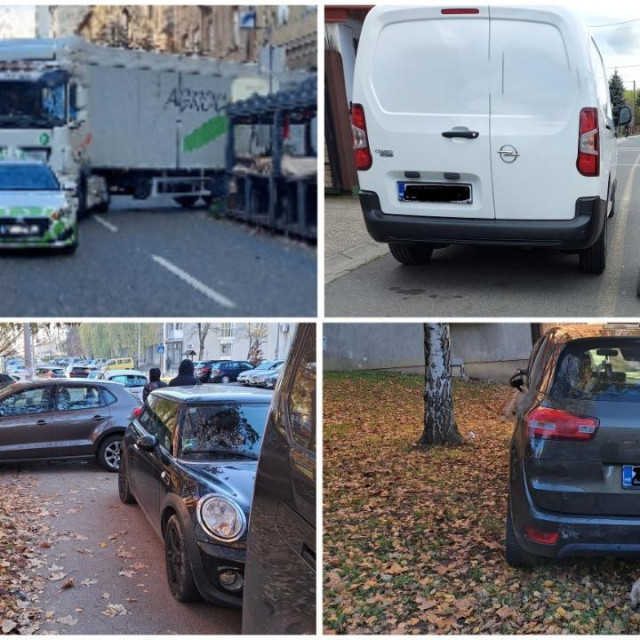 Čitatelji nam cijeli tjedan šalju fotografije nepropisno parkiranih automobila u Zagrebu