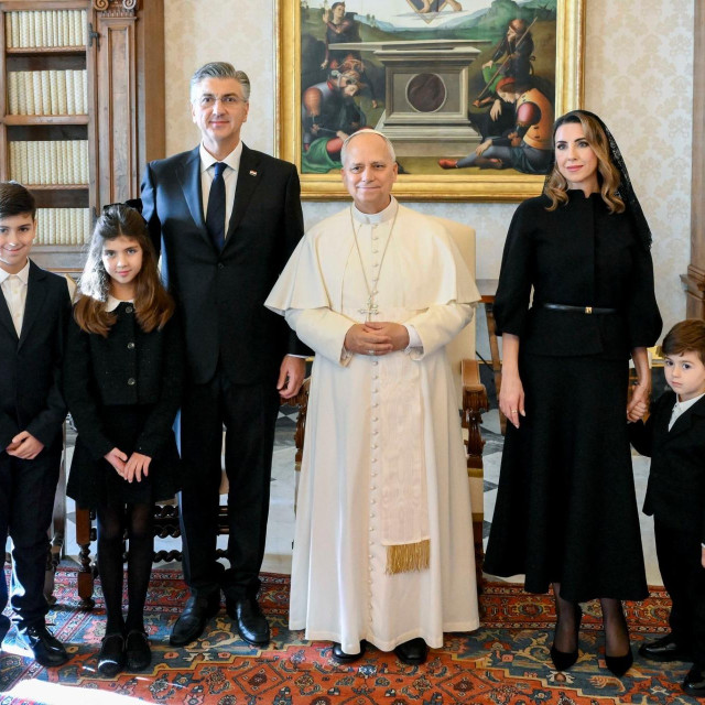 Obitelj Plenković u Vatikanu