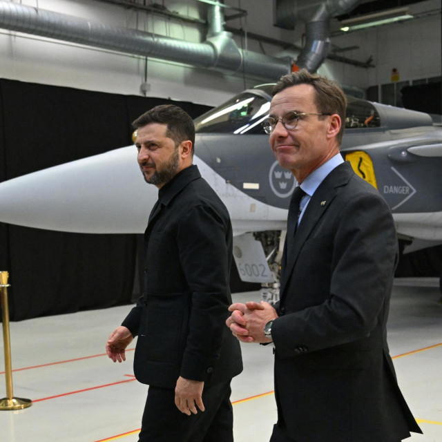 Volodimir Zelenski i Ulf Kristersson