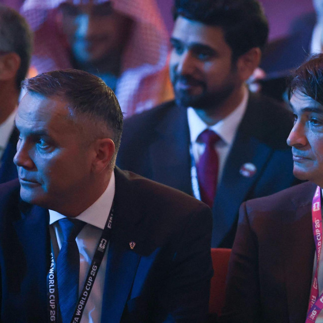 Marijan Kustić i Zlatko Dalić na ždrijebu