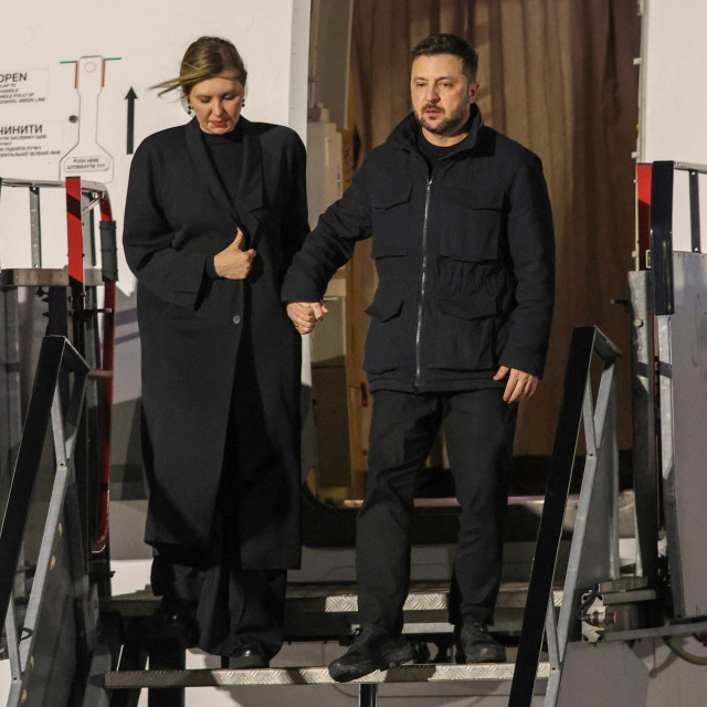 Volodimir Zelenski, Olena Zelenska