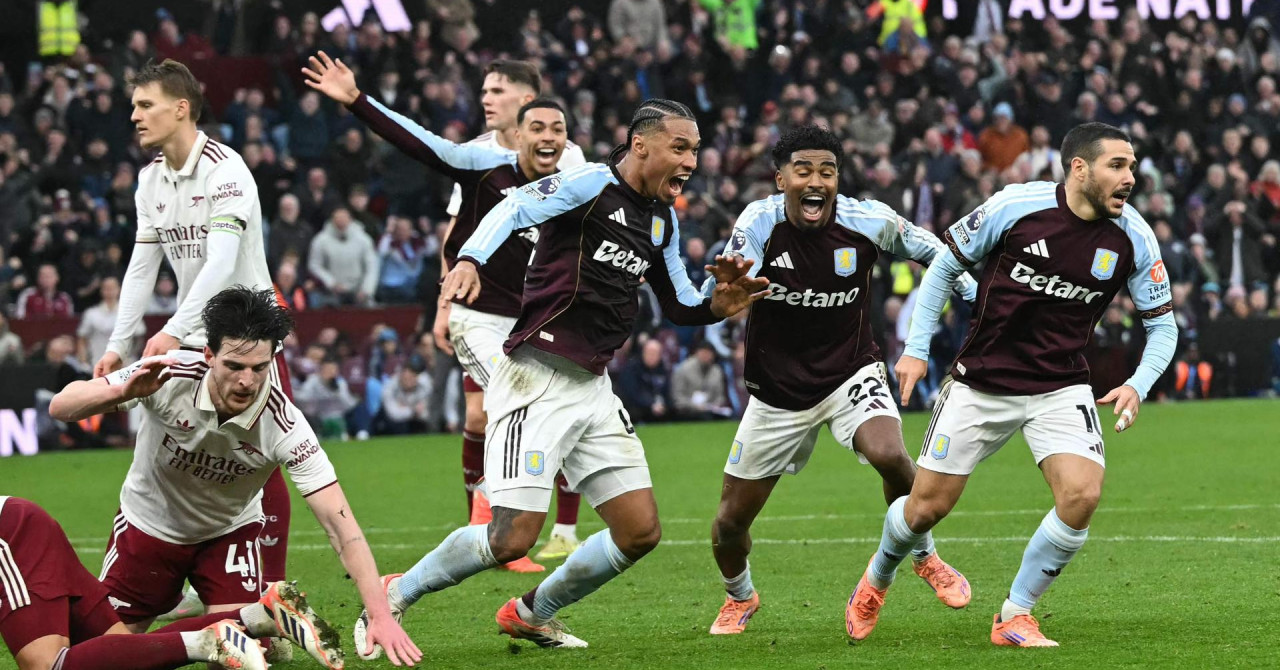 Aston Villa u 95. minuti nanijela Arsenalu drugi poraz u sezoni i izbila na drugo mjesto Premiershipa