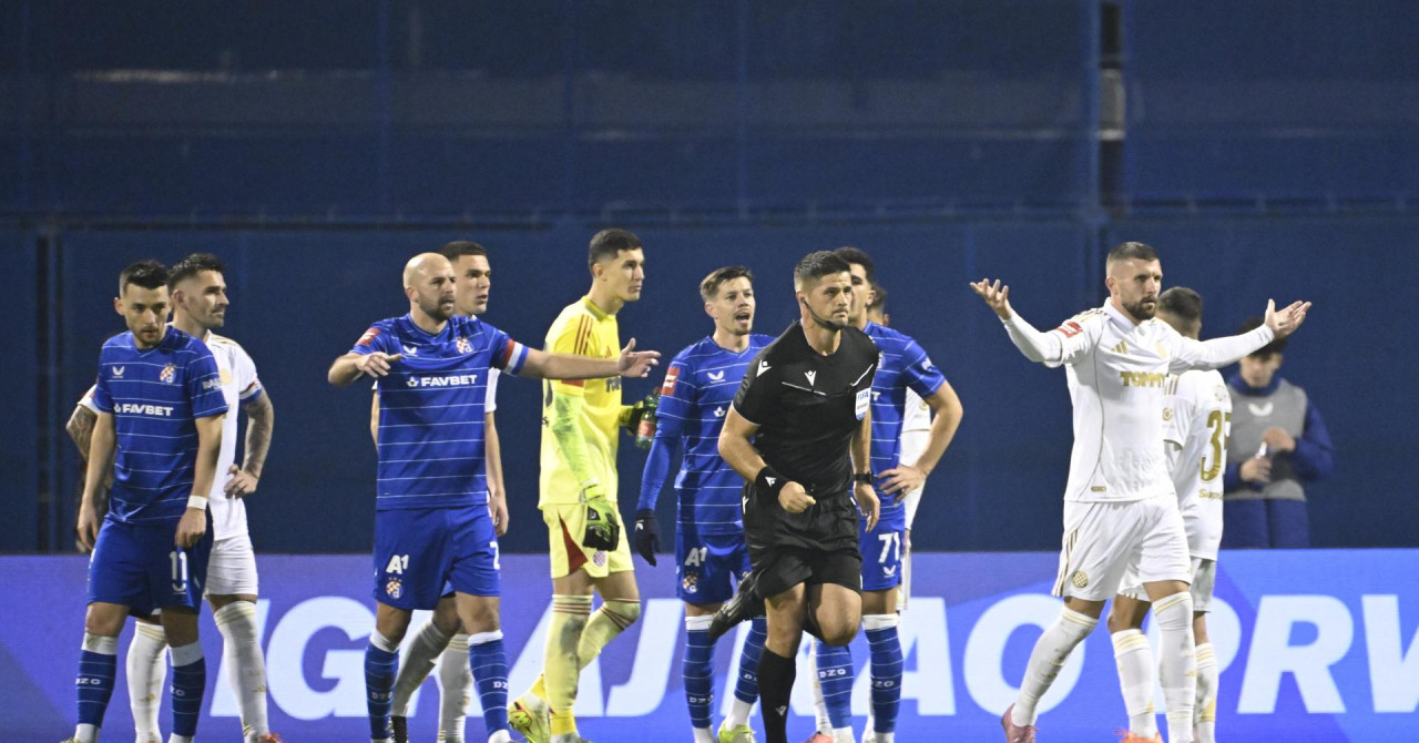 VIDEO Nova kontroverzna odluka u derbiju: Kolarić dosudio penal za Dinamo pa ga poništio nakon pregleda VAR-a