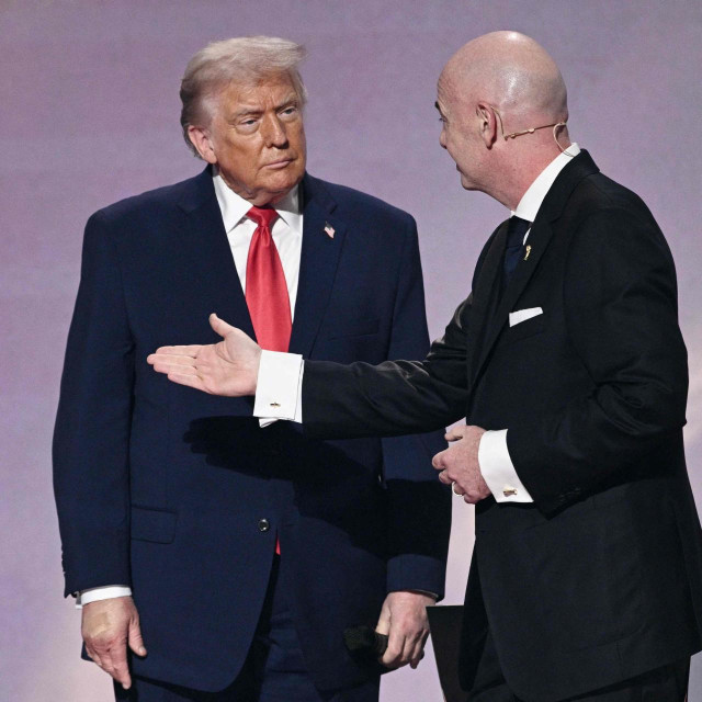 Donald i Gianni Infantino