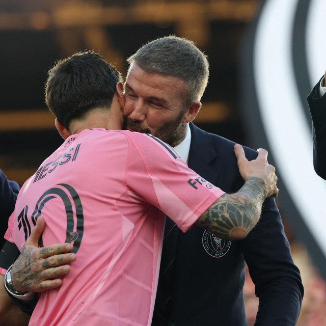 Lionel Messi i David Beckham