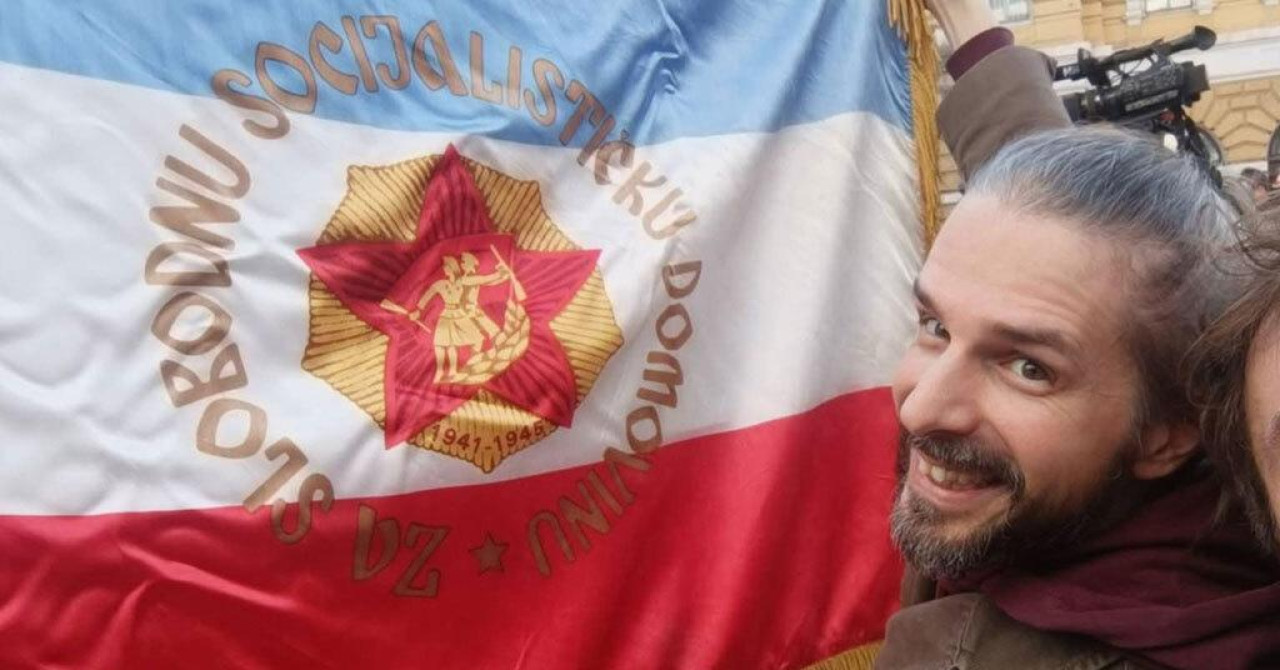 Na skupu u Rijeci mahao jugoslavenskom zastavom sa zvijezdom petokrakom. Policija ga prijavila