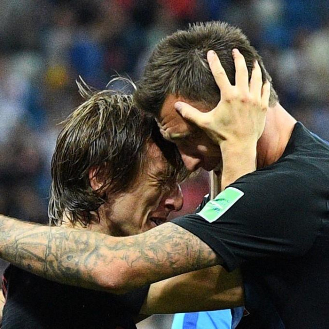 Luka Modrić i Mario Mandžukić