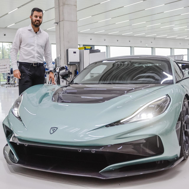 Mate Rimac na predstavljanju nove Nevere R