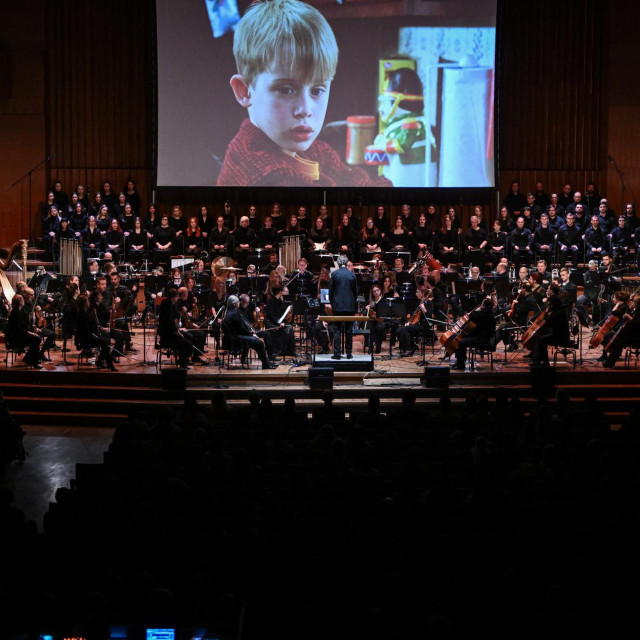 27.12.2024., Zagreb - Zagrebacka filharmonija uz film Sam u kući