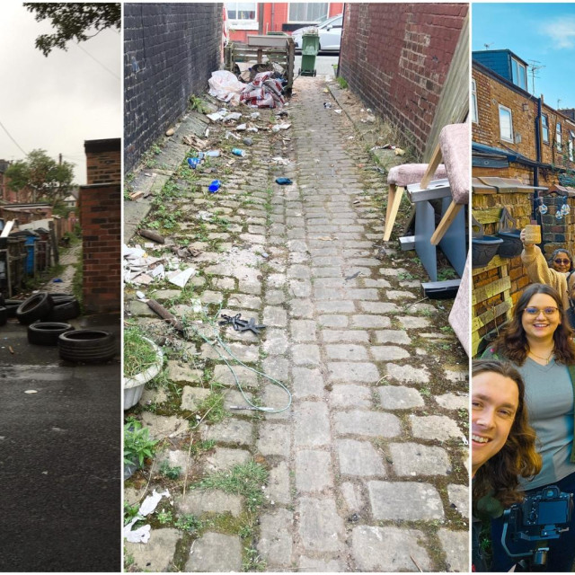 Uličica prije, za vrijeme i poslije (dobro)susjedske intervencije