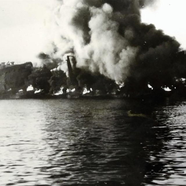 Petar Zoranić, brod koji je izgorio u požaru