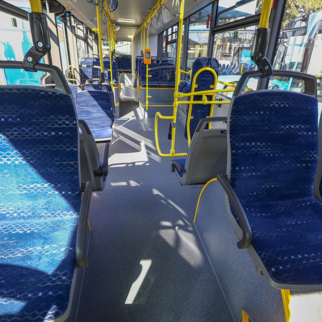 Prazan autobus ZET-a, ilustracija