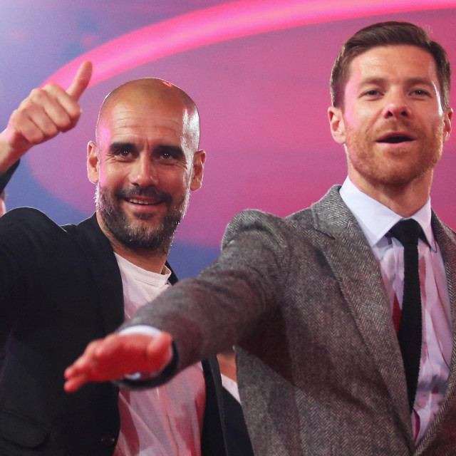 Pep Guardiola i Xabi Alonso