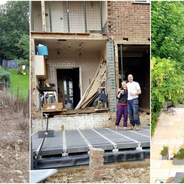 Vlasnici su svojim rukama u nekad neuglednom dvorištu sagradili i bazen