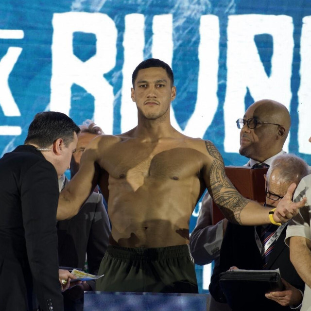 Riyadh, SAUDI ARABIA - Artur Beterbiev v Dmitry Bivol fightcard Weigh Ins in Riyadh, Saudi Arabia

Fullcard:

Artur Beterbiev vs. Dmitry Bivol - IBF, WBC, WBO and WBA light heavyweight titles

Fabio Wardley vs. Frazer Clark For Wardley‘s British heavyweight title

Jai Opetaia vs. Jack Massey For Opetaia‘s IBF cruiserweight title

Chris Eubank Jr. vs. Kamil Szeremeta Middleweight

Skye Nicolson vs. Raven Chapman For Nicolson‘s WBC women‘s featherweight title

Ben Whittaker vs. Liam Cameron Light heavyweight

Mohammaed Alakel vs. Jesus Gonzalez Lightweight

BACKGRID UK 11 OCTOBER 2024,Image: 919956817, License: Rights-managed, Restrictions:, Model Release: no, Pictured: Jai Opetaia, Credit line: Dan Harbut/BACKGRID/Backgrid UK/Profimedia