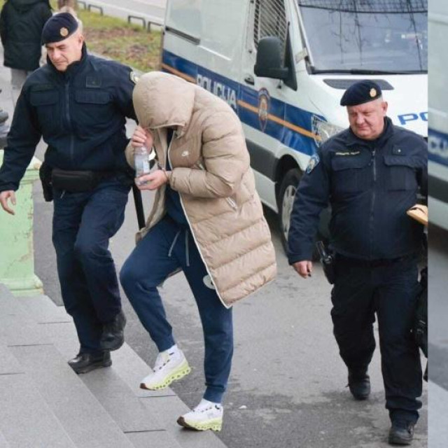 Privođenje 41-godišnjeg Osječanina T. L. i trećeokrivljene V. G. (41) na Županijski sud u Osijeku radi prijedloga USKOK-a da im se odredi jednomjesečni istražni zatvor