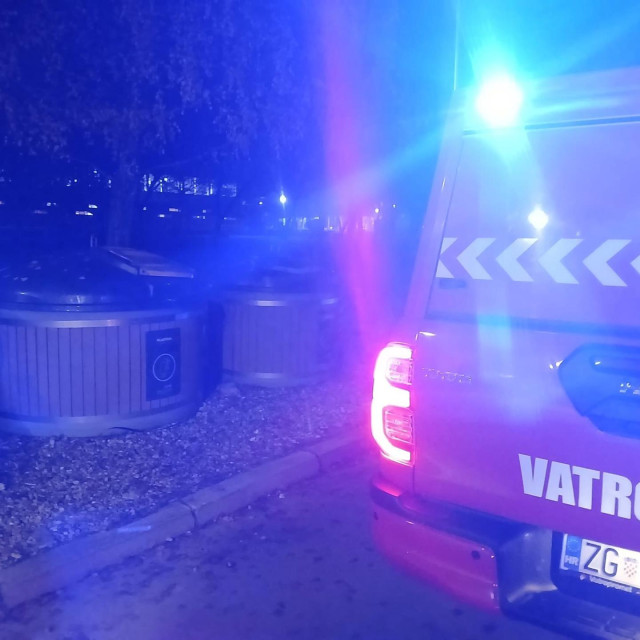 žena upala u kontejner