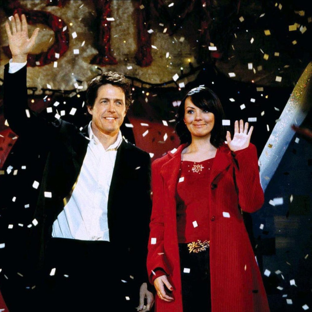 Hugh Grant i Martine McCutcheon u ”Zapravo ljubav”