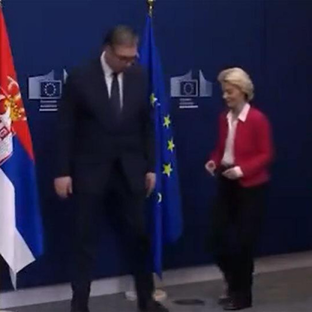 Aleksandar Vučić i Ursula Von der Leyen