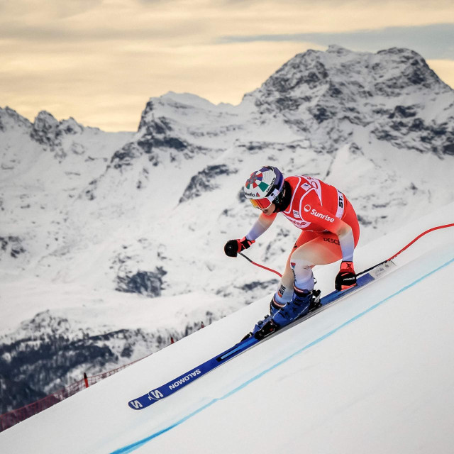 Michelle Gisin prije pada