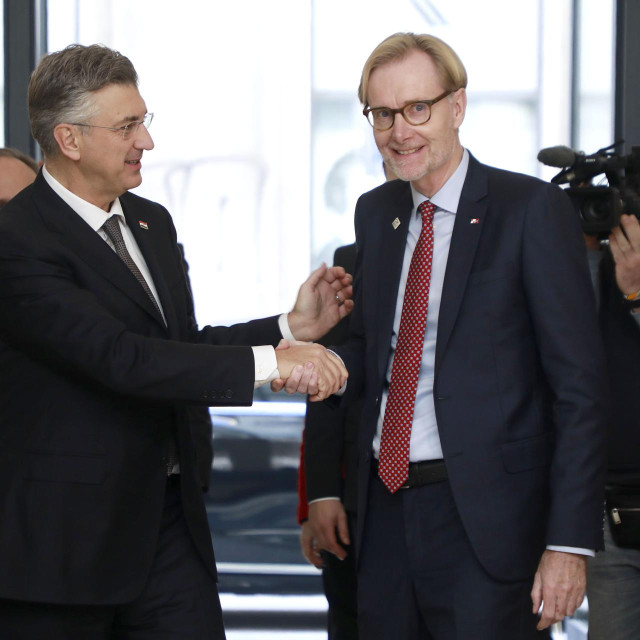 Andrej Plenković i Ole Frijs-Madsen
 