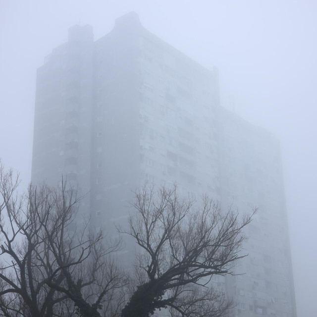 Magla u naselju Srednjaci