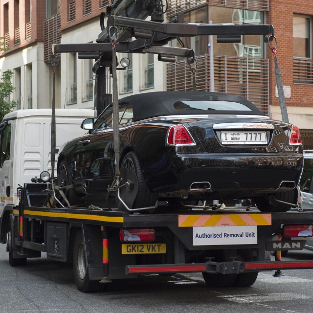 Pauk u Londonu, ilustracija