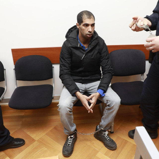  Državljanin Maroka Hamza O. na Općinskom kaznenom sudu u Zagrebu 