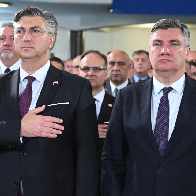Andrej Plenković i Zoran Milanović