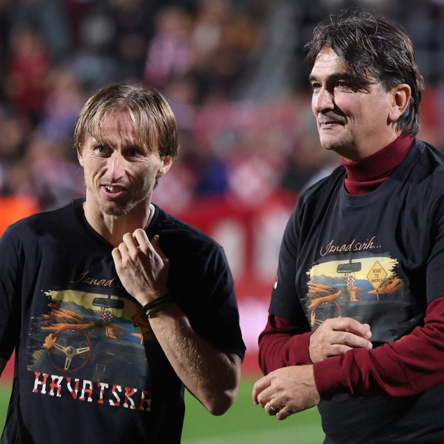 Luka Modrić i Zlatko Dalić