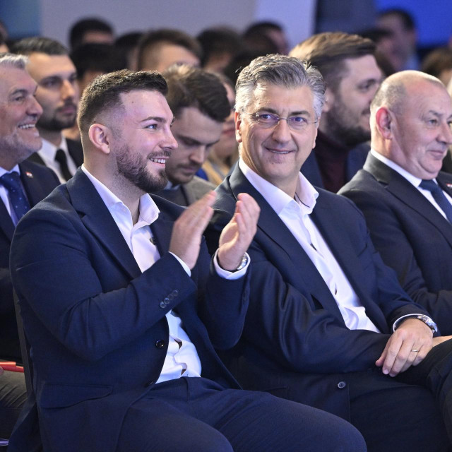 Tin Jurak, Andrej Plenković i Tomo Medved