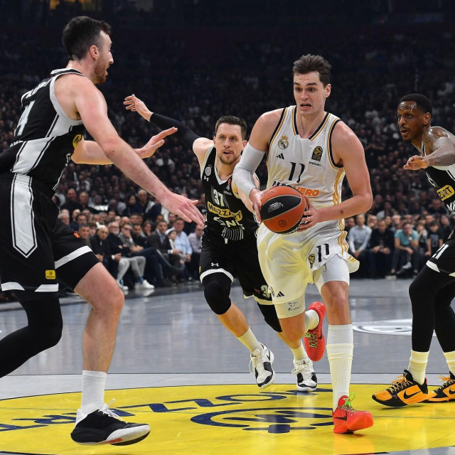 Mario Hezonja u dvoboju protiv Partizana