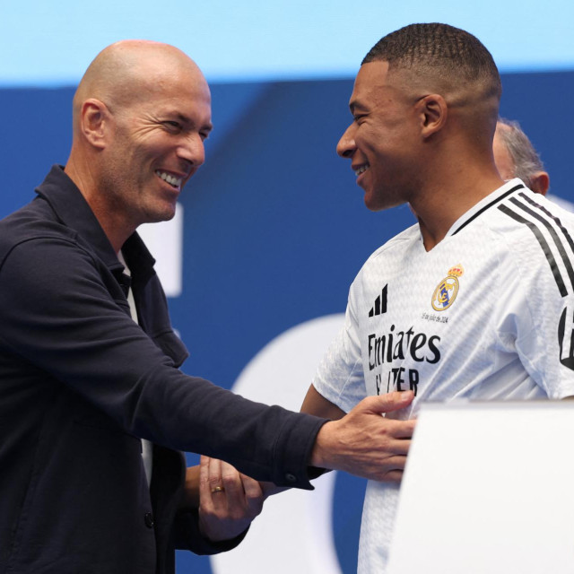 Zinedine Zidane i Kylian Mbappe