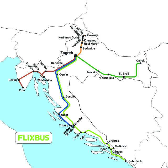 Flixbus povezuje 130 destinacija u hrvatskoj te uvodi 40 novih i pojačanih polazaka dnevno