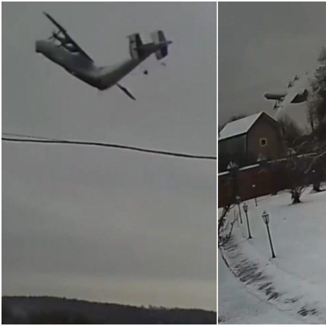 Pad ruskog vojnog aviona