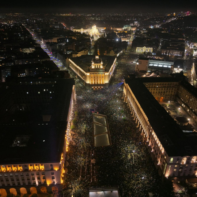 Antivladini prosvjedi u Sofiji, glavnom gradu Bugarske