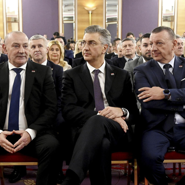 Tomo Medved, Andrej Plenković i Ivan Matijević