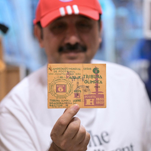 Prva tiskana ulaznica za Svjetsko prvenstvo 