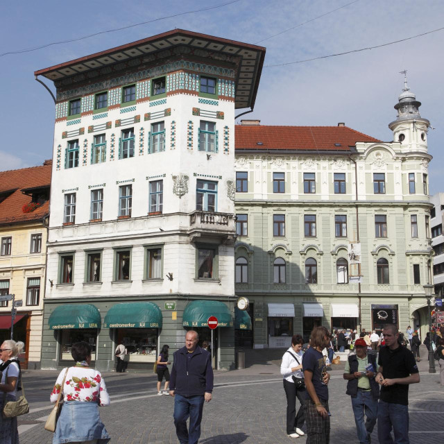 Prešernov trg, centar Ljubljane
