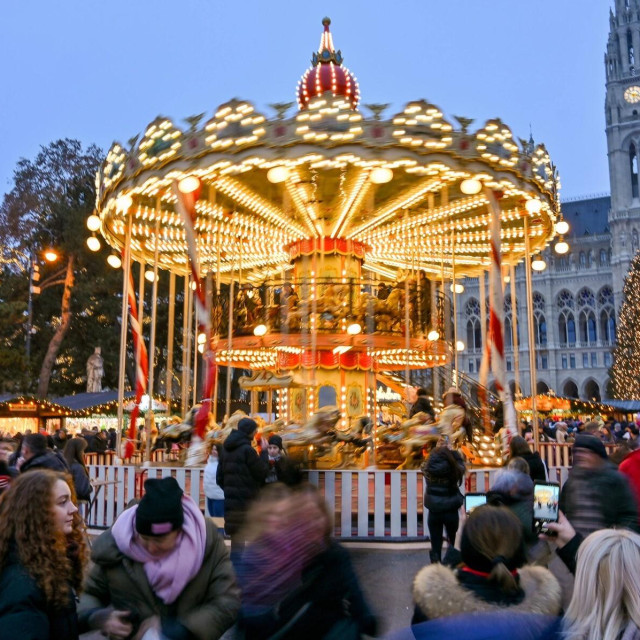 Prizor s Božićnog sajma u Beču