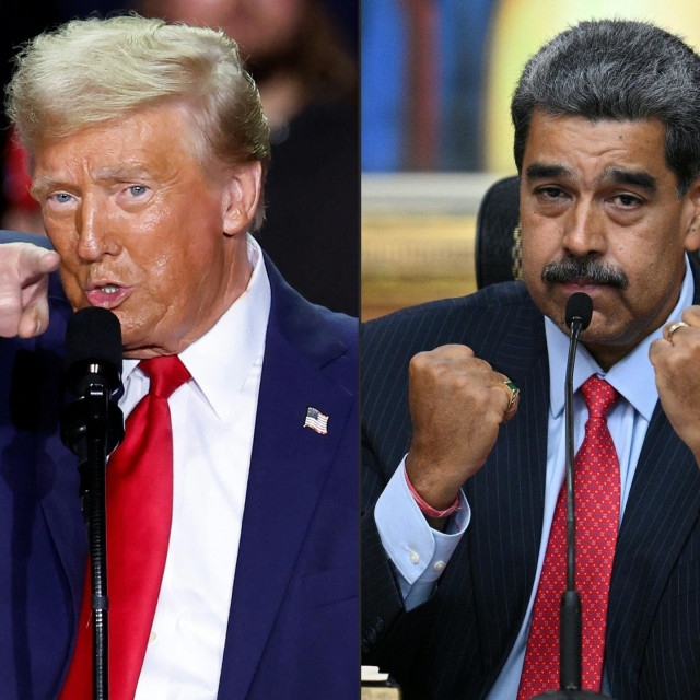 Američki predsjednik Donald Trump; venezuelanski predsjednik Nicolas Maduro