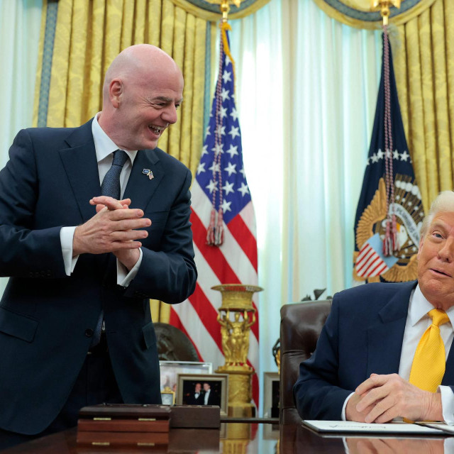 Gianni Infantino i Donald Trump