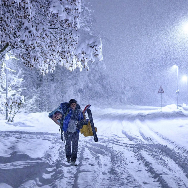Snijeg u Bavarskoj, ilustracija