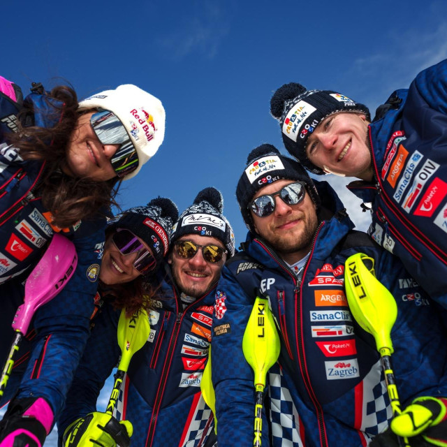 Naša alpska reprezentacija - Zrinka Ljutić, Leona Popović, Istok Rodeš, Samuel Kolega i Filip Zubčić
