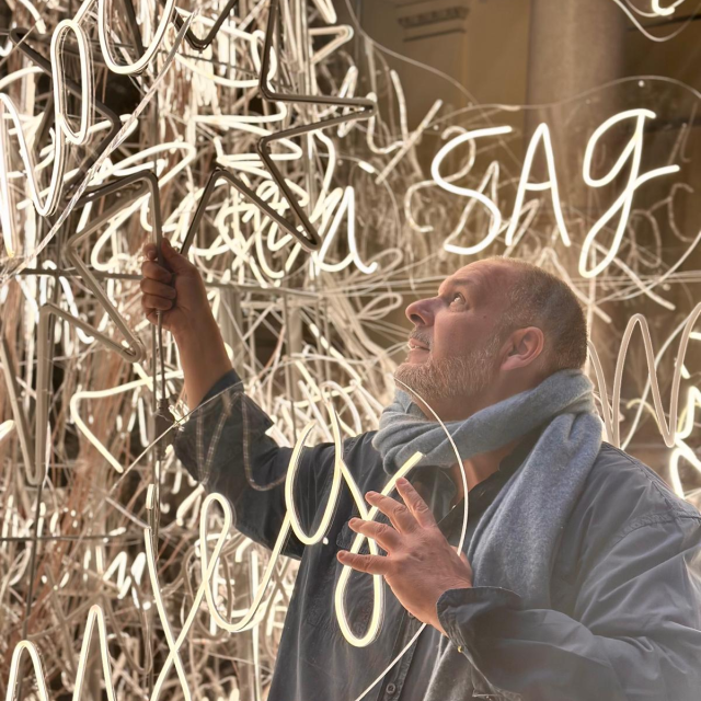 Sanja Šekoranja i njegova instalacija ”Prvi snijeg”